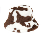 Sombrero de pescador con estampado de vaca